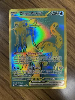 Pokemon TCG Chien-Pao ex Scarlet & Violet: Paldean Fates 242/091 Holo - Image 1