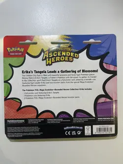 Pokemon TCG Ascended Heroes 2 Pack Blister Erika’s Tangela Sealed IN HAND UK - Image 2
