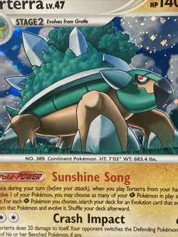 Pokemon TCG Torterra 11/100 Diamond & Pearl: Stormfront Holo Rare - Image 2