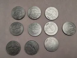 Pokemon Coins TCG Official Lot of 10 - NO DUPLICATES - Image 3