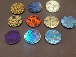 Pokemon Coins TCG Official Lot of 10 - NO DUPLICATES - Image 4