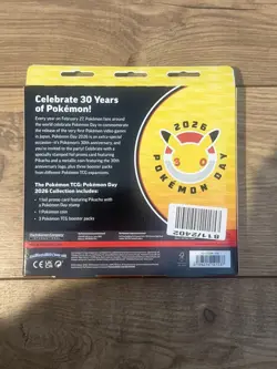 Pokemon Day 2026 Collection New Sealed TCG Pikachu Promo 30th Anniversary - Image 2