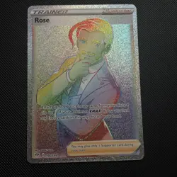 Rose 196/189 Darkness Ablaze Rainbow Secret Rare Trainer Pokemon TCG - NM/MT - Image 1