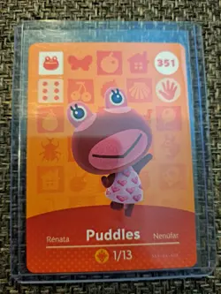 Puddles - 351 - Animal Crossing Amiibo Card - Image 1