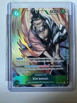 KIN'EMON - One Piece OP01-040 - PRE-ERRATA Alt Art SR - Romance Dawn - Image 1
