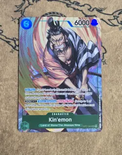 One Piece Card Game Kin'emon (Parallel) OP01-040 Super Rare NM English - Image 1