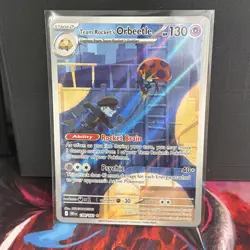 Pokemon TCG Team Rockets Orbeetle Destined Rivals 198/182 Illustration Rare Card - Image 1