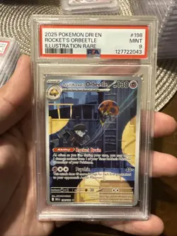Pokemon TCG Team Rockets Orbeetle Destined Rivals 198/182 Illustration Rare Card - Image 1