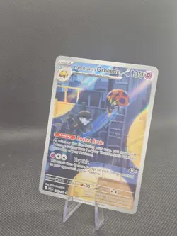 Pokemon TCG Team Rockets Orbeetle Card 198/182 Destined Rivals Illustration Rare - Image 1