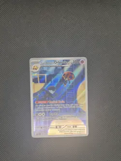 Pokemon TCG Team Rockets Orbeetle Card 198/182 Destined Rivals Illustration Rare - Image 2