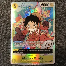 Monkey.D.Luffy OP07-109 - One Piece TCG - SR Super Rare English Foil - Image 1