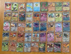 BULK LOT OF 45 POKEMON CARDS * EX, FULL ART, TRAINER * ENG & JPN * NM PACK FRESH - Image 1