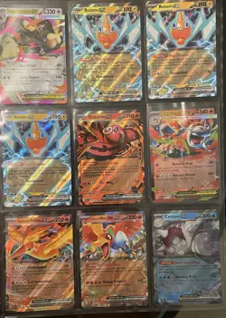 Lot of 45 Pokemon TCG 151 MEW BLK JTG PFL PRE SSP SCR & DRI Double Rare Ex Cards - Image 5