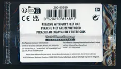 Pokemon Pikachu with Grey Felt Hat SVP 085 Van Gogh Promo Card - Sealed - Image 2