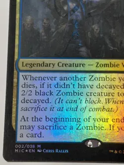 Wilhelt, the Rotcleaver Commander: Innistrad: Midnight Hunt Foil - Image 3