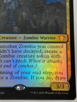 Wilhelt, the Rotcleaver Commander: Innistrad: Midnight Hunt Foil - Image 4