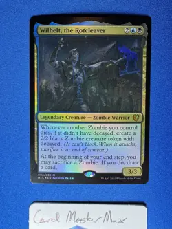 Wilhelt, the Rotcleaver M Commander: Innistrad: Midnight Hunt 2 Foil NM - Image 1