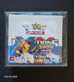 Pokemon XY Evolutions Booster Box Sealed (with Acrylic Case) - Image 1