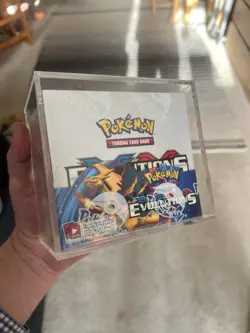 MINT Pokemon XY Evolutions Booster Box Factory Sealed (With Acrylic Case) - Image 1