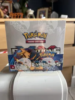 MINT Pokemon XY Evolutions Booster Box Factory Sealed (With Acrylic Case) - Image 4