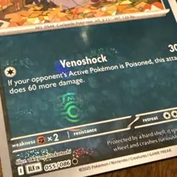 Pokemon TCG SV: Black Bolt Whirlipede 055/086 Master Ball Reverse Holo NM - Image 2