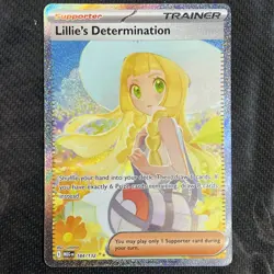 Lillie's Determination 184/132 SIR ME01 Mega Evolution Trainer Pokemon TCG CCG - Image 1