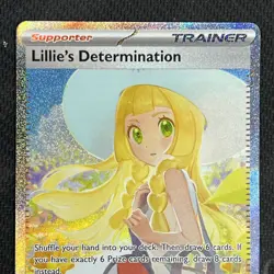 Lillie's Determination 184/132 SIR ME01 Mega Evolution Trainer Pokemon TCG CCG - Image 4