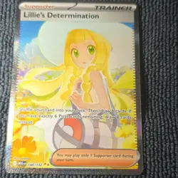 Pokemon Lillie's Determination 184/132 Me01 Holo Special Illustration Rare - Image 1