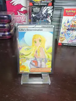 Lillie's Determination 184/132 Me01: Mega Evolution Holo Pokemon Ungraded TCG NM - Image 1