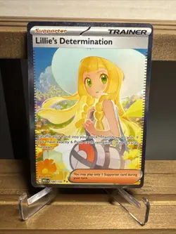Pokemon TCG Lillie's Determination 184/132 Me01: Mega Evolution Holo - Image 1