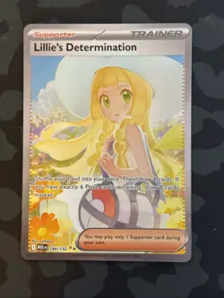 Pokemon Lillie's Determination 184/132 Me01: Mega Evolution Hol - Image 1