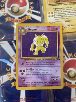 Pokemon TCG Hypno 23/62 Fossil Card NM - Image 1