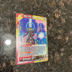 Beerus & Whis Amusement of the Gods PRERELEASE STAMPED Dragon Ball Super Card NM - Image 3