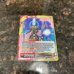 Beerus & Whis Amusement of the Gods PRERELEASE STAMPED Dragon Ball Super Card NM - Image 4