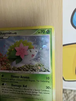 Shaymin 14/127 Platinum Holo Rare Pokemon Card 2009 Vintage TCG (MP) - Image 3