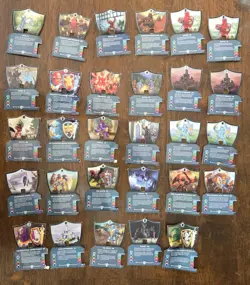 Lot of 28 Lego Knights Kingdom Collectible Trading Cards - Image 1