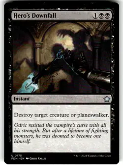 Hero's Downfall Foundations Regular MTG - Image 1