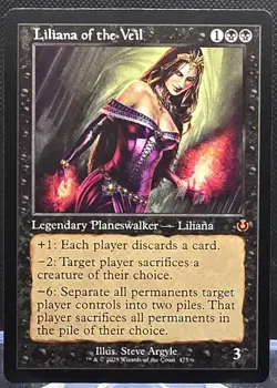 Liliana of the Veil #475 Innistrad Remastered Retro Frame Regular Mythic - Image 1