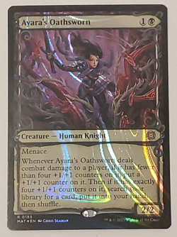 MTG Ayara's Oathsworn HALO FOIL March of the Machine: The Aftermath NM/M - Image 1