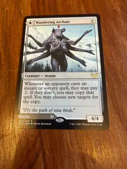 Wandering Archaic // Explore the Vastlands - STX - 6 - NM - MTG - Image 1