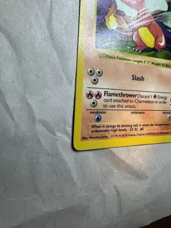 Pokemon TCG Shadowless Charmeleon Card #24/102 Base Set - Image 3