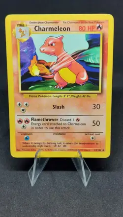 Pokemon Card - Charmeleon - (24/102) English Base Set TCG 1999 NM - Image 2