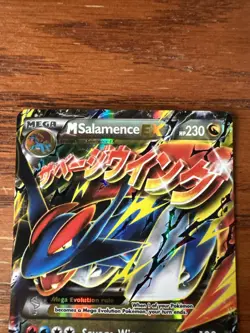 Mega Salamence EX XY171 Promo Full Art Pokemon Card LP - Image 2