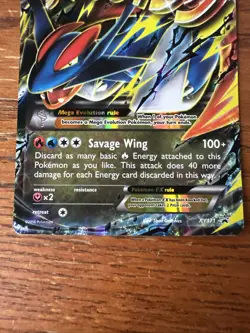 Mega Salamence EX XY171 Promo Full Art Pokemon Card LP - Image 3