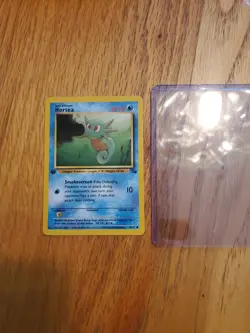 Pokemon Cards -1st Edition Horsea - Fossil - 49/62 **Near Mint** - Image 1
