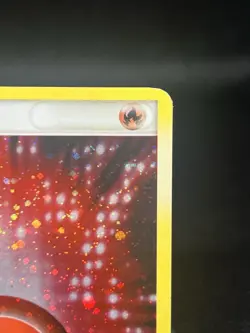 Pokemon TCG Fire Energy 102/106 Emerald Holo Rare Swirled DMG - Image 3