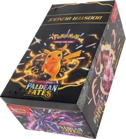 New & Sealed! Pokemon TCG Scarlet & Violet Paldean Fates Booster Bundle Display - Image 1