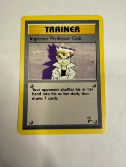 Pokemon TCG Imposter Professor Oak Imposter Professor Oak Rare nm - Image 1
