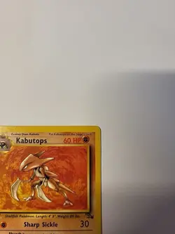 KABUTOPS 1999 Pokemon Fossil (Unlimited) # 24/62 - LP - VTG - Image 5