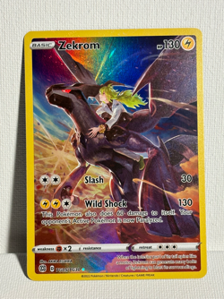 Zekrom TG05/TG30 TG Full Art Holo Bleed LP - Pokemon TCG Brilliant Stars - Image 1